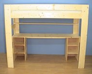 peuter Hoogslaper buro/2x open kastje 70x150