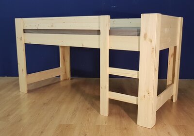 Halfhoogslaper HENRY 1,8cm dik hout 3 hoogtes  