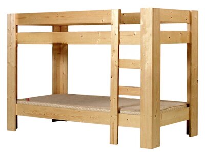 Stapelbed HARRIE 2,8cm 170 hoog 80x180t/m100x220